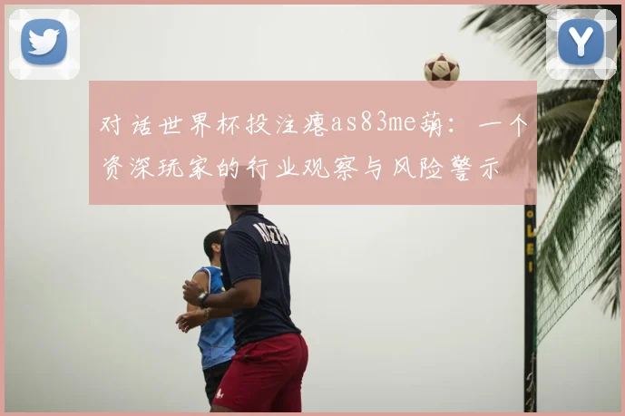 对话世界杯投注瘪as83me葫:一个资深玩家的行业观察与风险警示